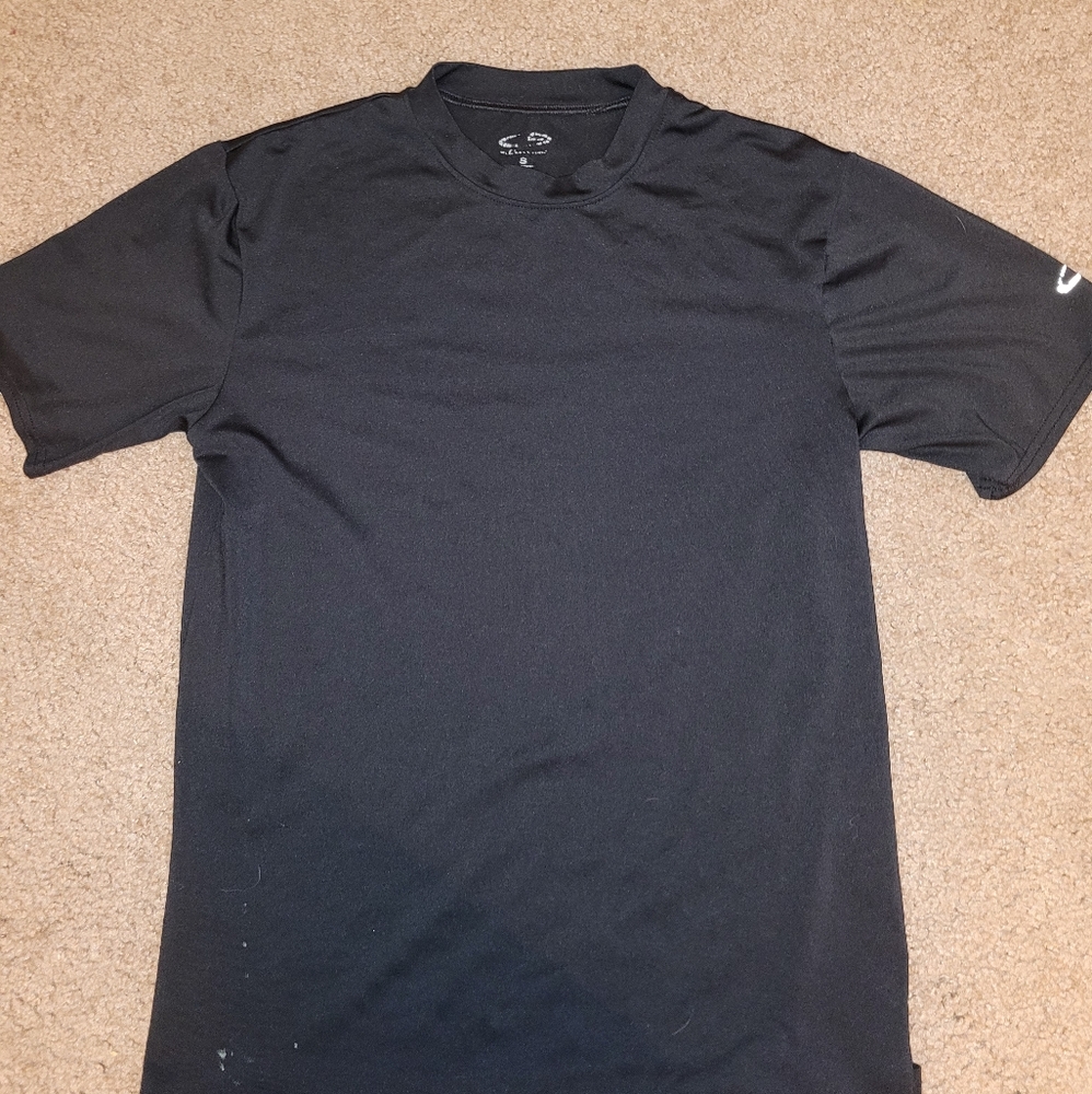 Black workout shirt